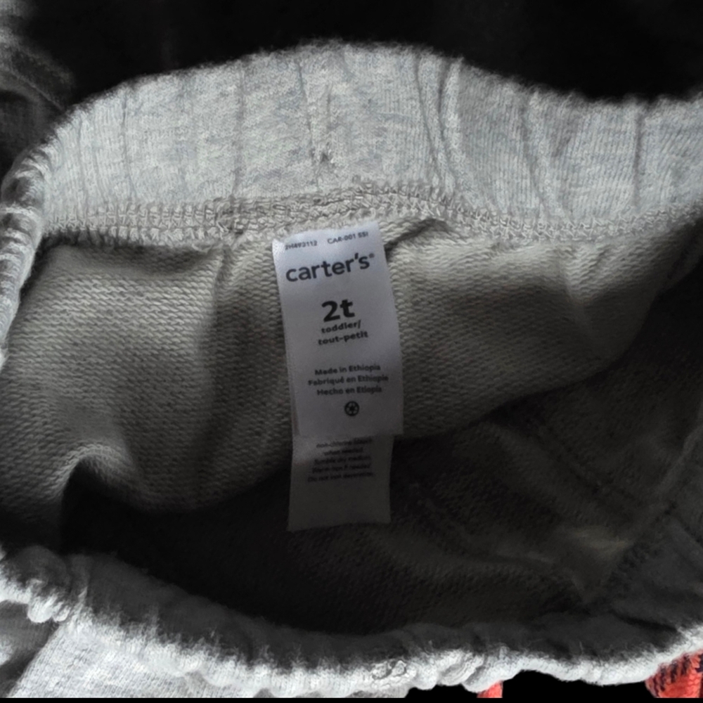 Carter's Basic Grey Knit Shorts - 2T - Picture 3 of 3